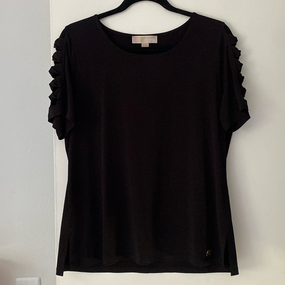 Michael Kors, size L, black flowy top